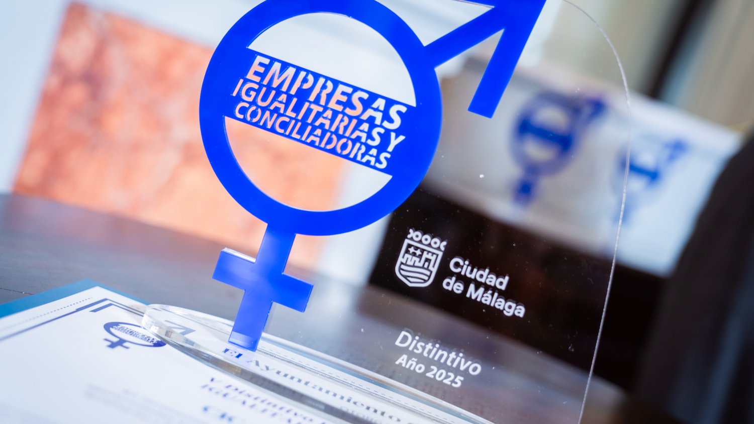  Málaga participa en el acto de entrega de los distintivos 'Empresa Malagueña Igualitaria y Conciliadora'
