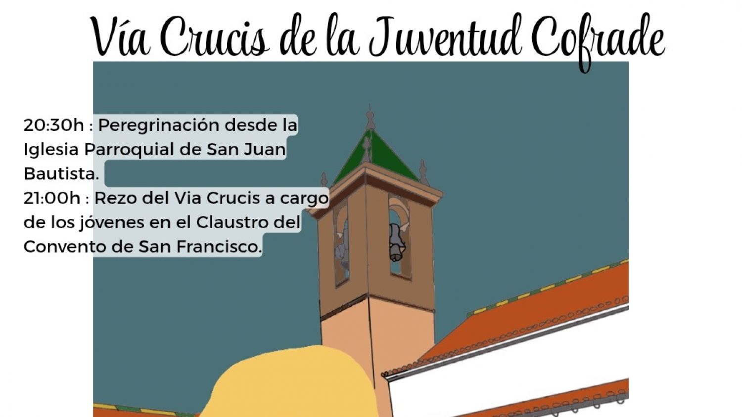 La juventud cofrade de Vélez-Málaga se une en un Vía Crucis de fe por las calles del centro histórico