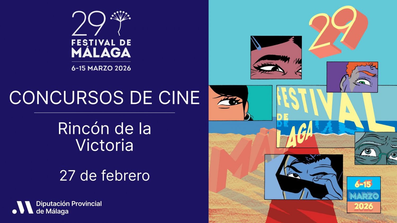 Rincón de la Victoria será sede de los 'Concursos de Cine' para elegir al jurado de la 29ª edición del Festival