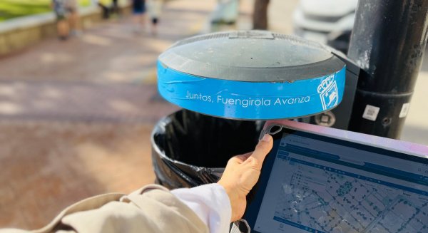 Fuengirola digitaliza sus papeleras con tecnología NFC para optimizar el servicio de limpieza