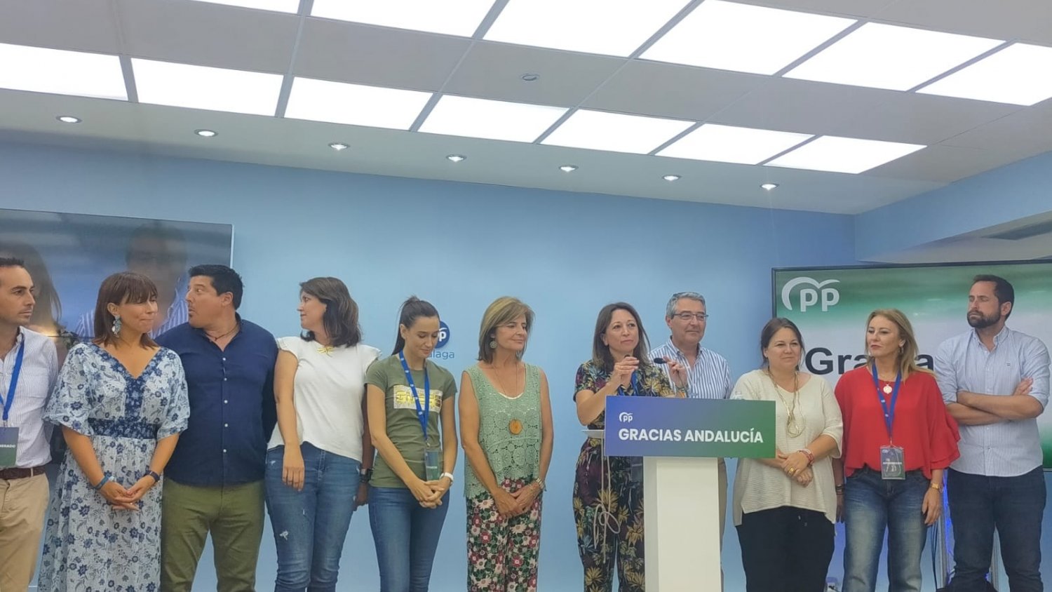 19J.- Patricia Navarro: “Hemos conseguido diez diputados por Málaga, clave para la mayoría amplia y serena que Andalucía necesita”.