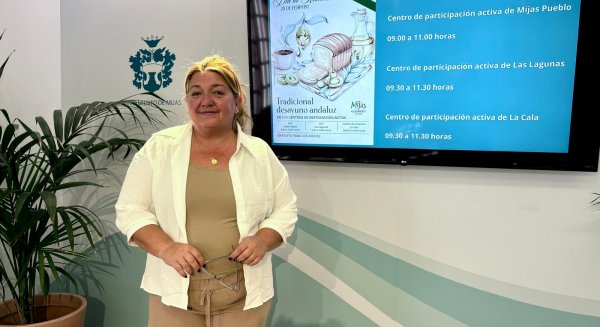 Mijas ofrecerá desayunos andaluces gratuitos a los socios de sus tres centros de mayores