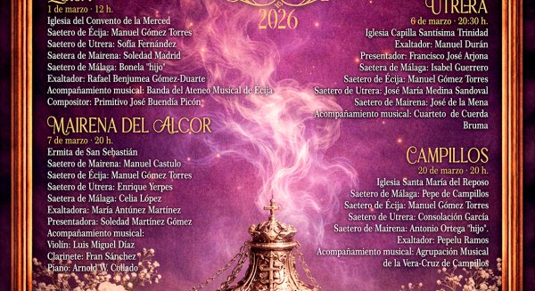 Campillos clausurará el 20 de marzo la XIII Exaltación de la Saeta  con artistas de cuatro provincias