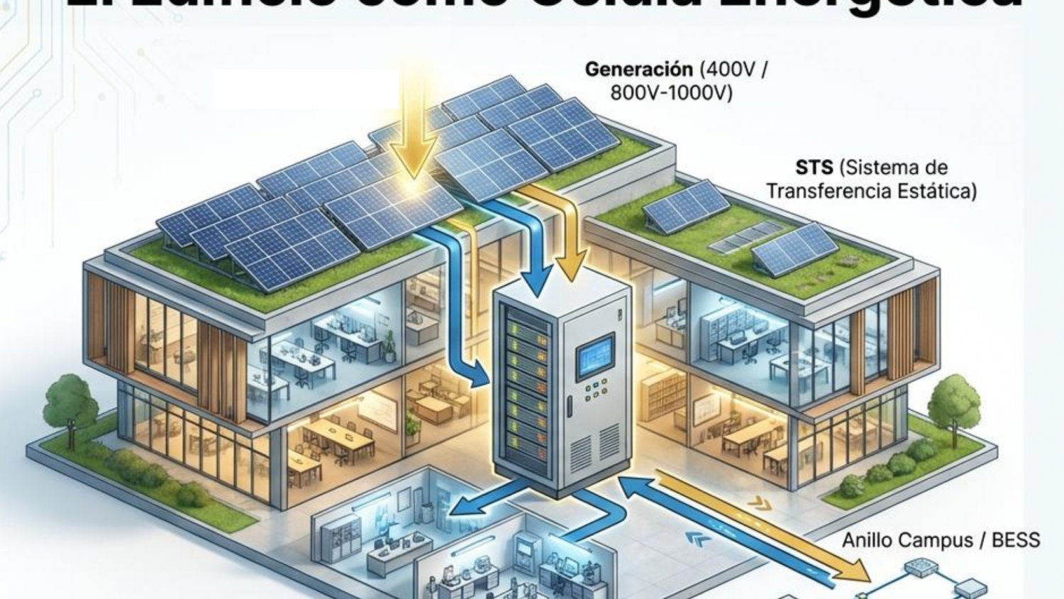 La UMA reducirá su factura eléctrica de 9 a 1 millón de euros anuales con su nuevo anillo de energía fotovoltaica
