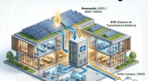 La UMA reducirá su factura eléctrica de 9 a 1 millón de euros anuales con su nuevo anillo de energía fotovoltaica