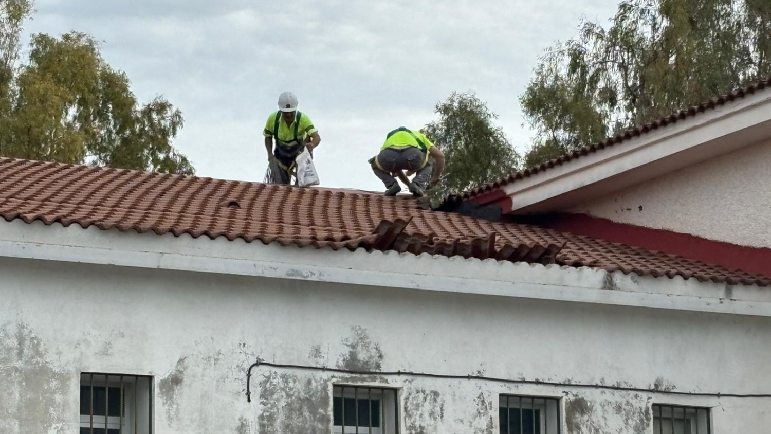 La Junta acomete obras de urgencia en el IES Pérez de Guzmán de Ronda para reparar los daños del temporal