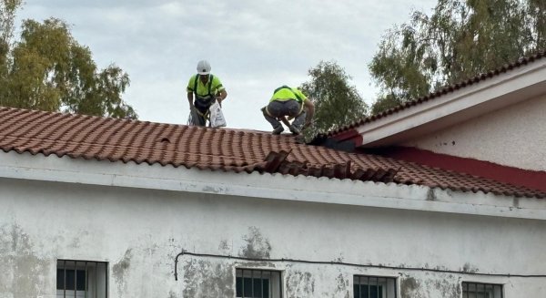La Junta acomete obras de urgencia en el IES Pérez de Guzmán de Ronda para reparar los daños del temporal