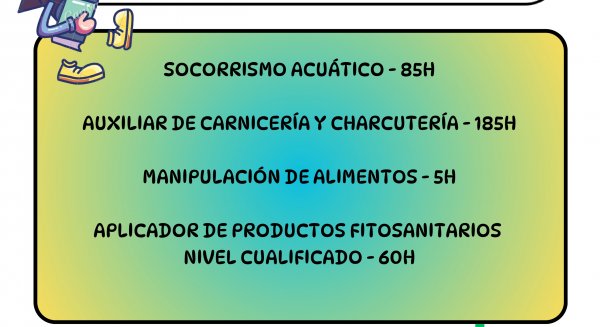 Marbella abre el período de inscripción para 60 plazas en nuevos cursos gratuitos de formación para el empleo 