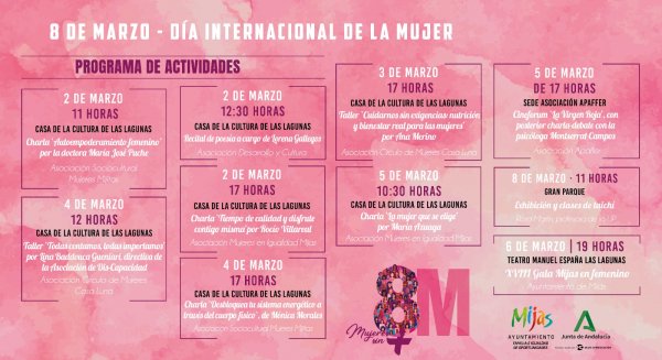 El Ayuntamiento de Mijas conmemora el Día Internacional de la Mujer con diferentes talleres y charlas 