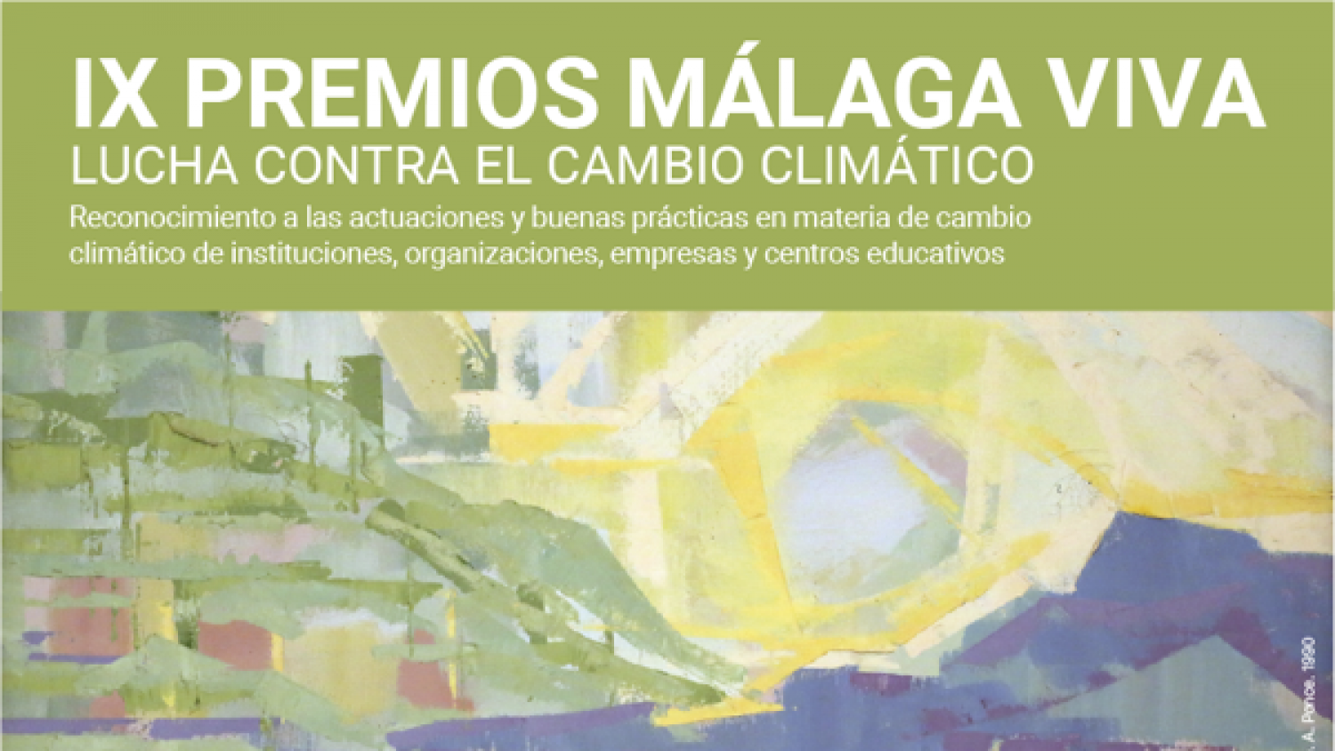 La Diputación de Málaga abre el plazo para los IX Premios Málaga Viva de lucha contra el cambio climático