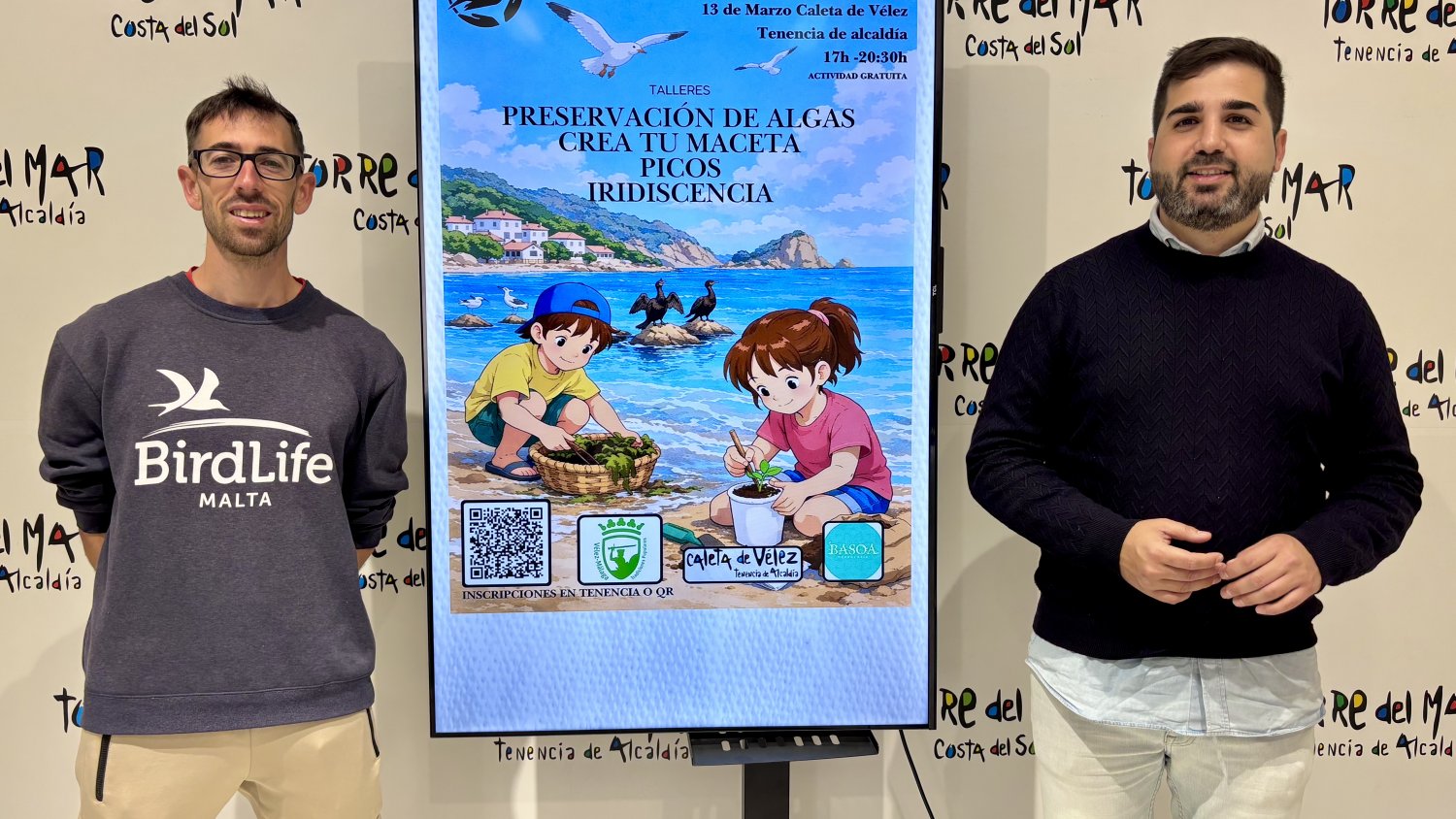 La Caleta de Vélez celebra sus V Jornadas Medioambientales con talleres gratuitos sobre ciencia y naturaleza