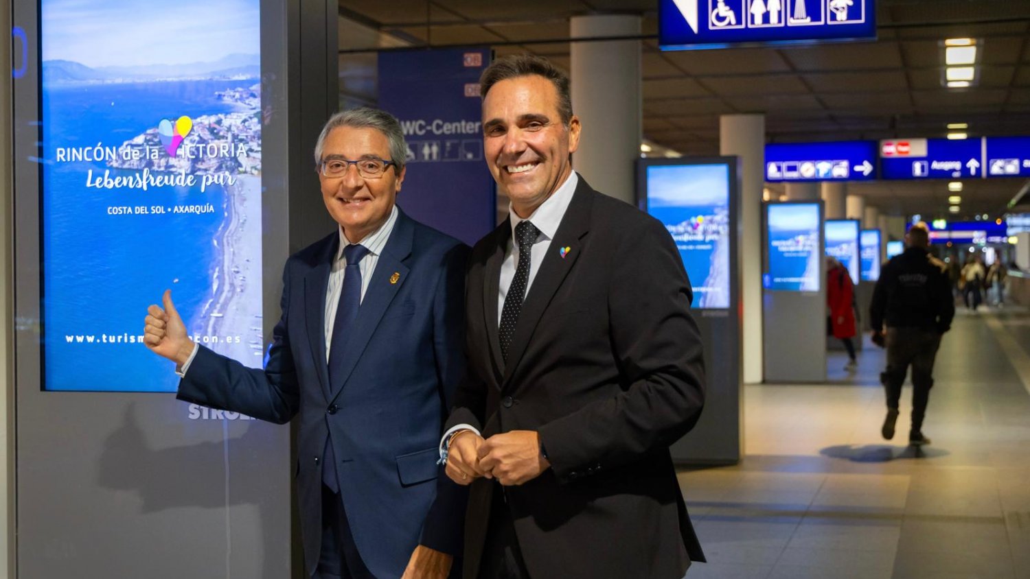 Rincón de la Victoria despliega en Berlín una campaña digital de 111 pantallas gigantes durante la feria ITB