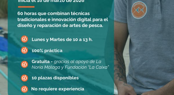 La Diputación de Málaga impulsa la revitalización del oficio de redería con una formación gratuita