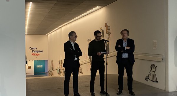 El artista, Imon Boy  lleva la vida cotidiana malagueña al Centre Pompidou Málaga como antesala del MaF 2026 