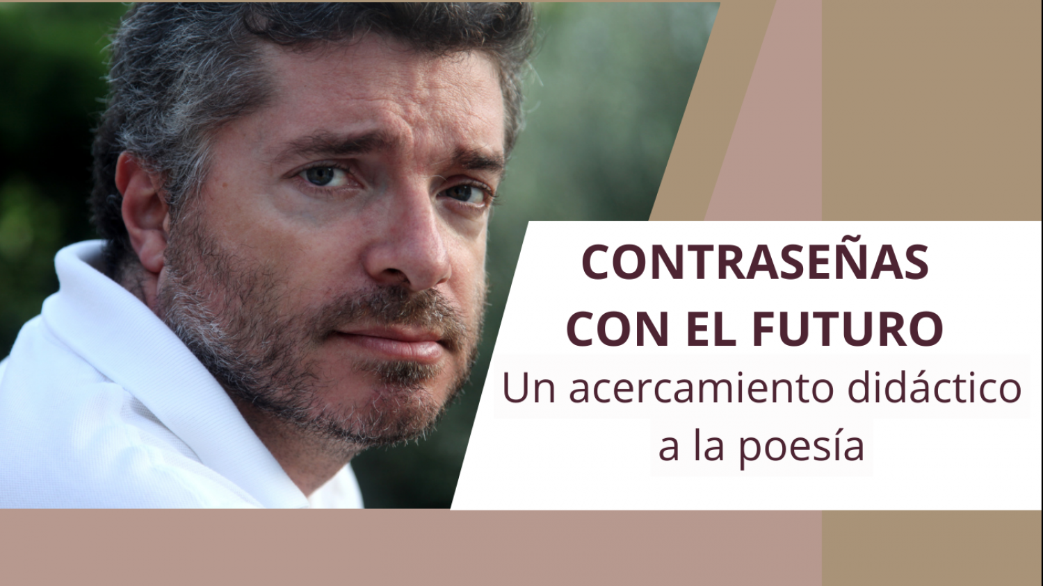 El poeta, Álvaro García inaugura en Marbella el seminario ‘Contraseñas con el futuro’ para acercar la poesía al público