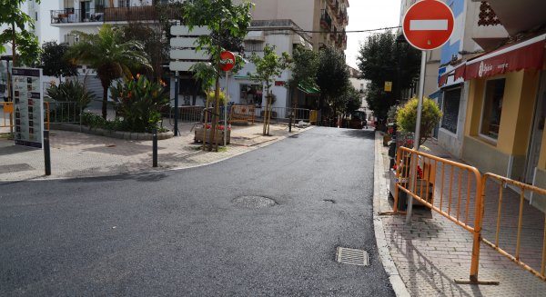 Marbella retomará el lunes la renovación del pavimento en Huerta Chica y Castillejos tras el parón por las lluvias