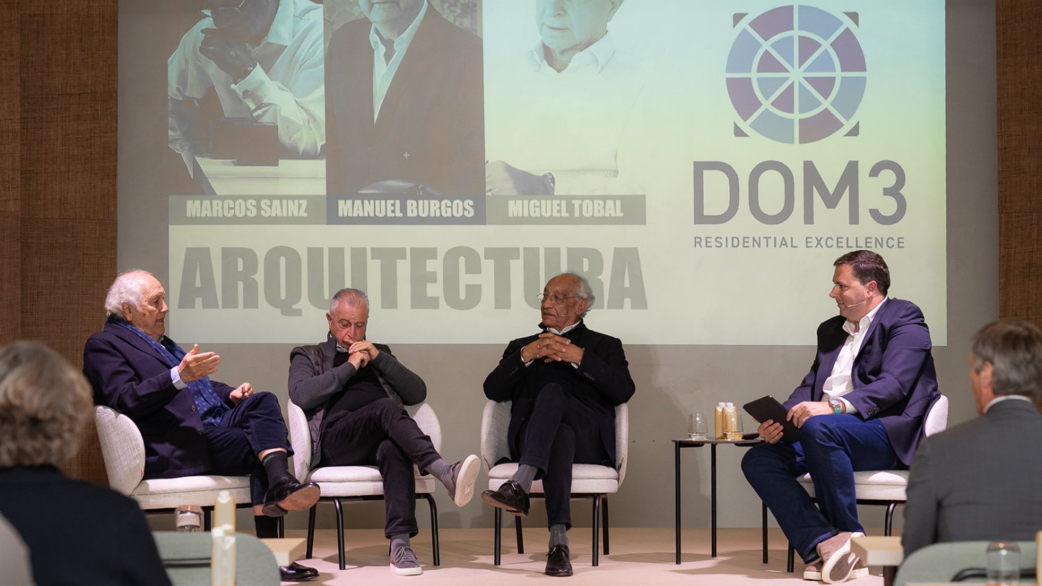 DOM3 reúne a los arquitectos referentes del Triángulo de Oro para analizar el futuro de la vivienda de alta gama