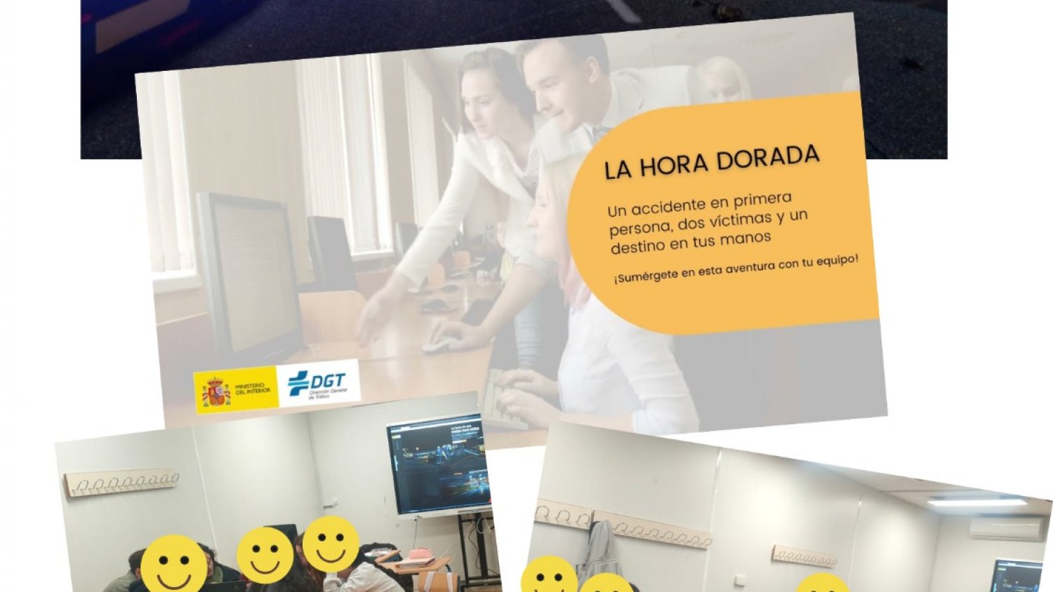 Alumnos del IES Salvador Rueda aprenden a salvar vidas en un escape room sobre accidentes de tráfico