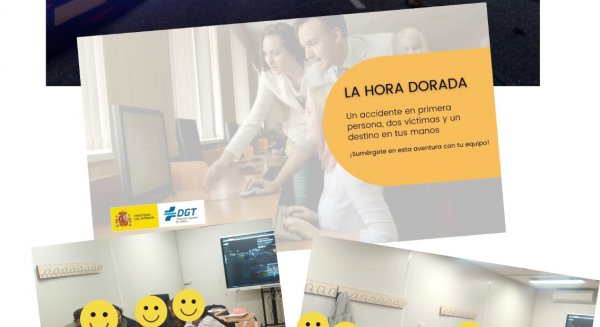 Alumnos del IES Salvador Rueda aprenden a salvar vidas en un escape room sobre accidentes de tráfico