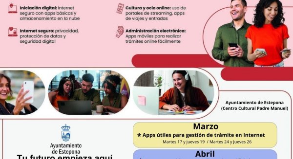 Estepona lanza cursos gratuitos de Inteligencia Artificial y marketing digital para adultos