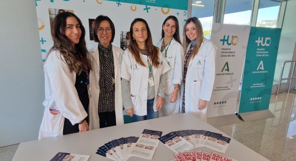 El Hospital Universitario Costa del Sol celebra una campaña de concienciación sobre la prevención del VPH