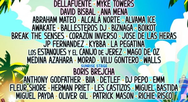 Torre del Mar presenta el cierre del cartel de Weekend Beach Festival de la edición 2026