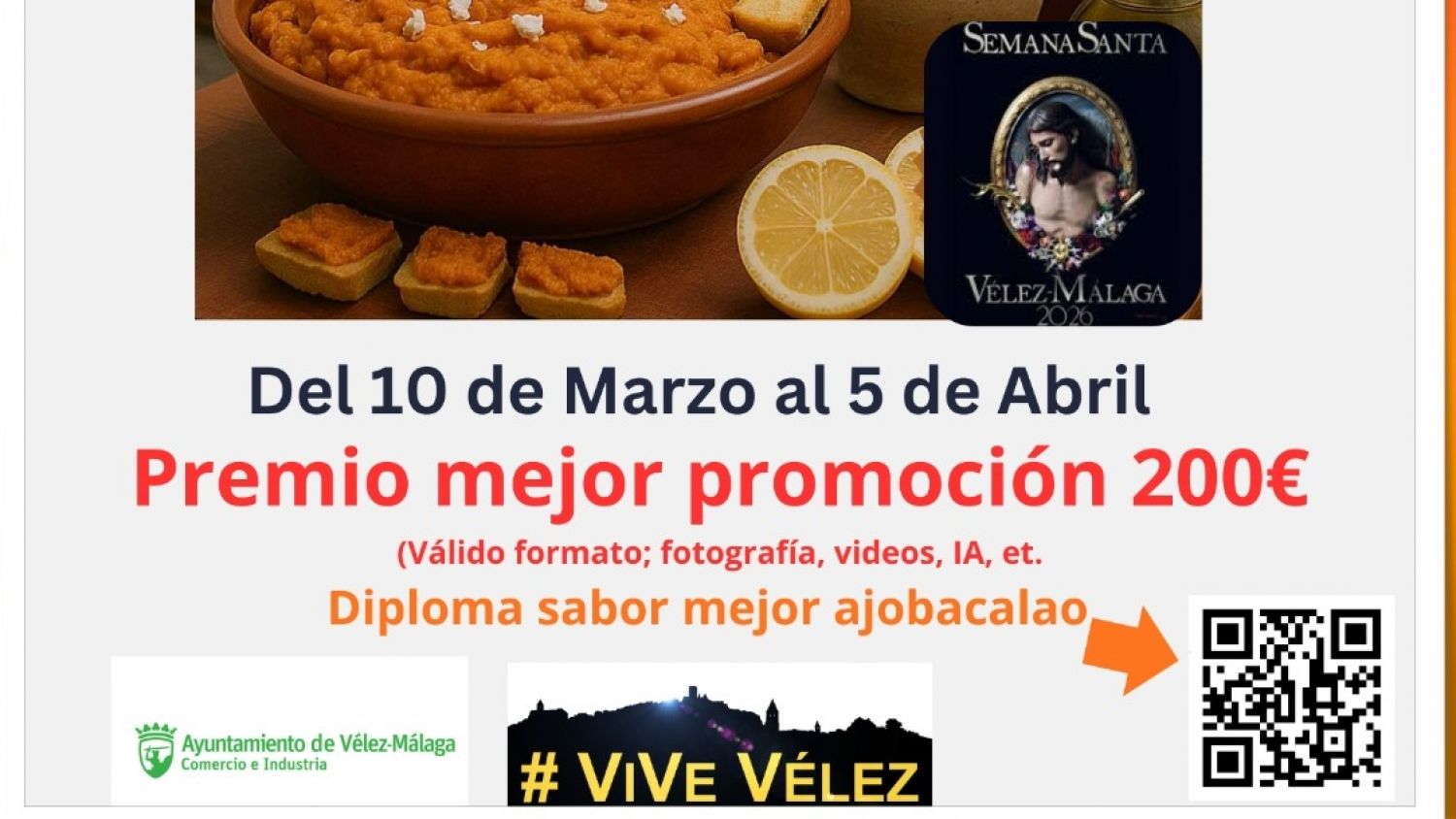 Vélez-Málaga presenta la III edición de la Ruta del Ajobacalao para promocionar la tradición culinaria de Cuaresma