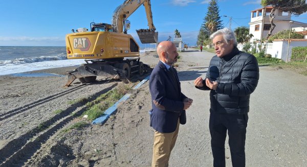 El Gobierno invertirá 1,3 millones en obras de emergencia para adecuar las playas malagueñas tras los temporales