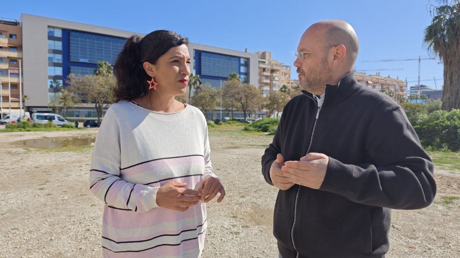 Toni Morillas reclama un instituto y un centro de salud en los terrenos del Parque Litoral