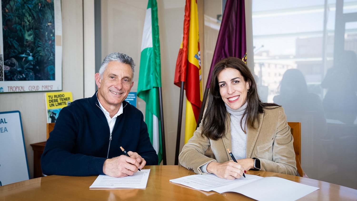 El Ayuntamiento de Málaga renueva su convenio con la Fundación Aula del Mar para impulsar la educación y conservación marina