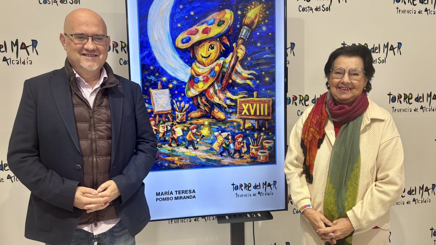 Torre del Mar presenta la XVIII edición del certamen de pintura infantil 'El Pincel de Oro' para fomentar la creatividad