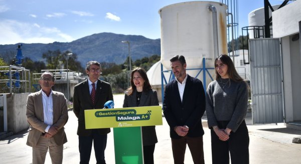 La Junta impulsa 75 actuaciones de saneamiento en Málaga con una inversión de 192 millones de euros