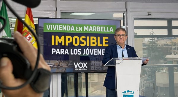 VOX critica la gestión de la vivienda en Marbella tras dos décadas de políticas del bipartidismo