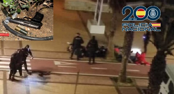 La Policía Nacional frustra un ajuste de cuentas en Fuengirola tras intervenir dos pistolas y una escopeta