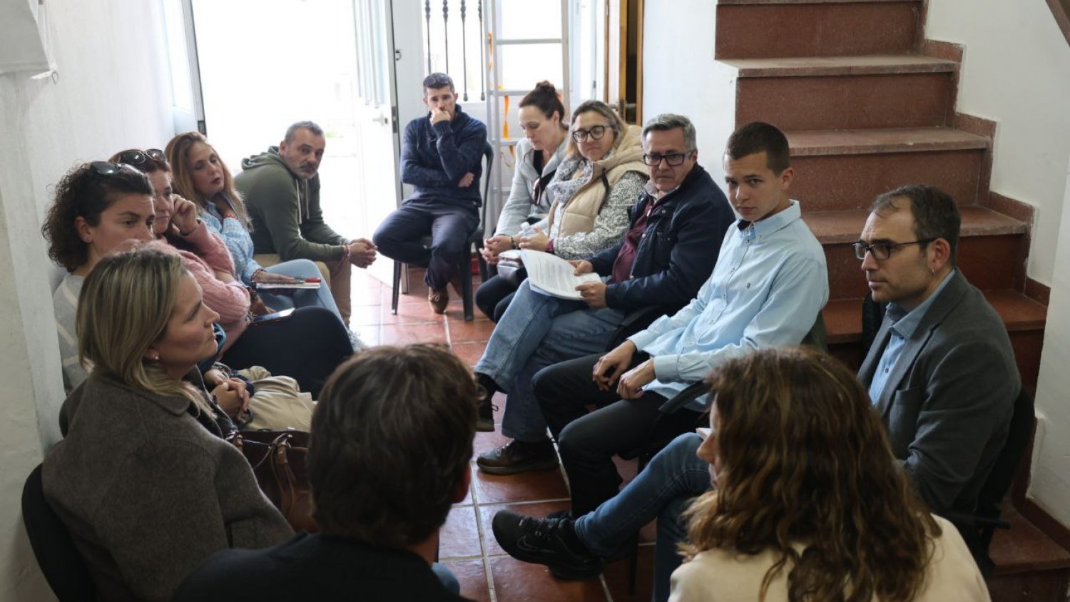 Toni Valero denuncia la saturación del IES Las Viñas de Manilva con el doble de alumnos de su capacidad