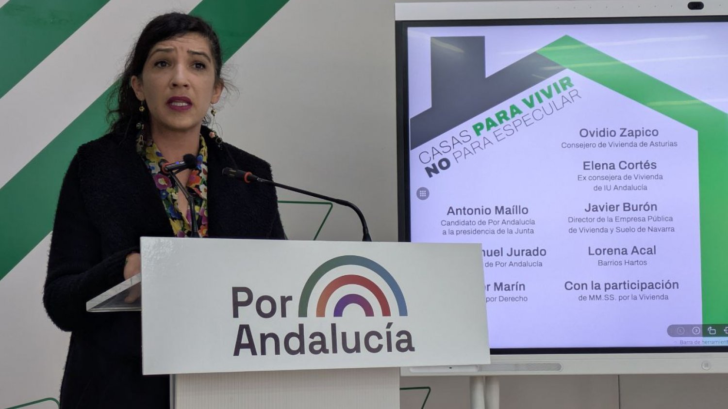 Por Andalucía organiza una jornada en Málaga para confrontar la 'emergencia habitacional insostenible'
