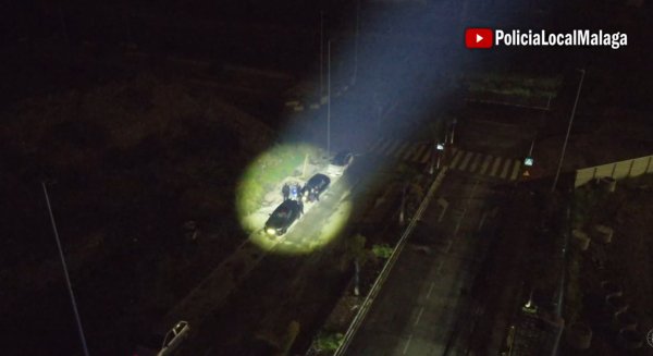 La Policía Local de Málaga desarrolla un dispositivo especial de vigilancia para controlar las concentraciones de vehículos no autorizadas