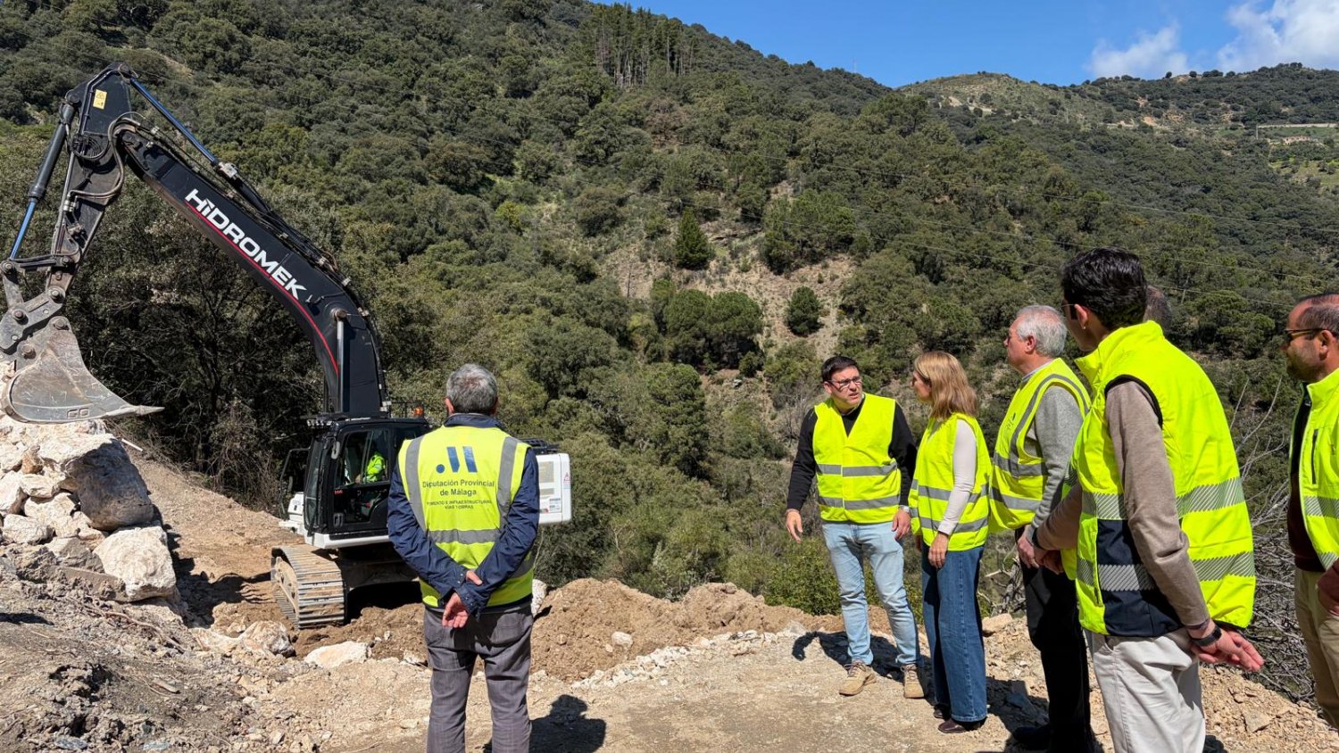 La Diputación invierte 4,2 millones de euros en obras de emergencia en 14 carreteras de la Serranía de Ronda