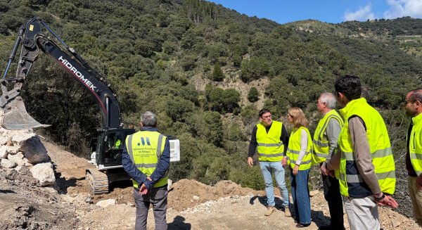 La Diputación invierte 4,2 millones de euros en obras de emergencia en 14 carreteras de la Serranía de Ronda