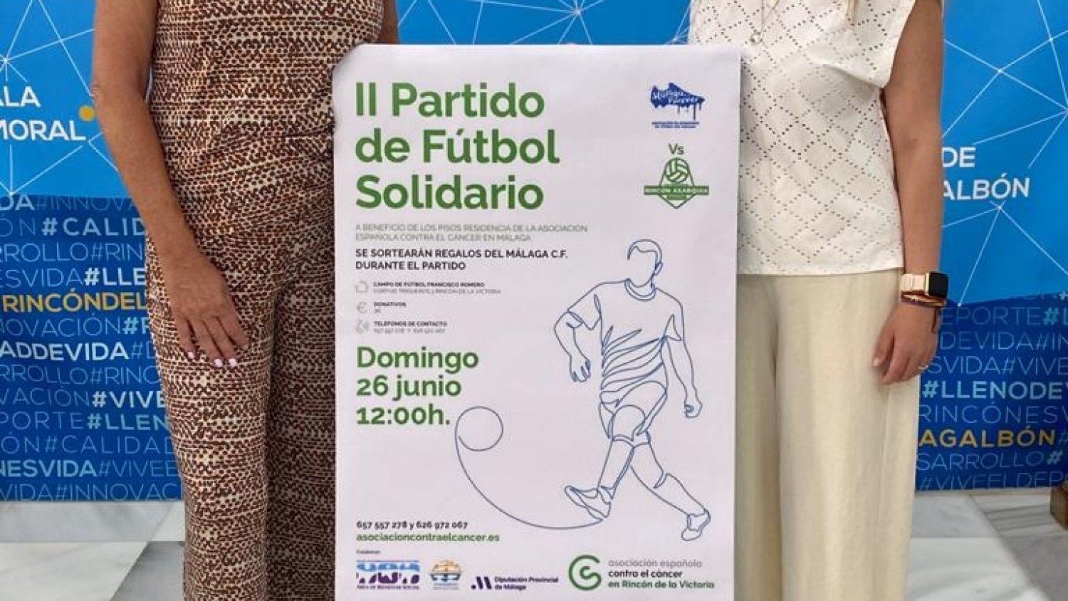 El Área de Bienestar Social de Rincón de la Victoria apoya el II Partido de Fútbol Solidario a favor de la AECC