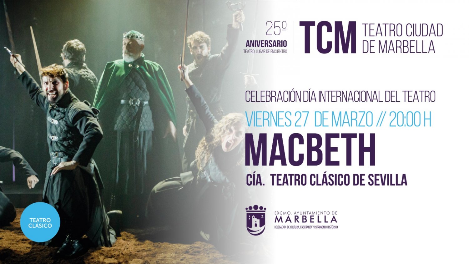 Marbella organiza una agenda cultural con la representación de Macbeth como acto central de la semana