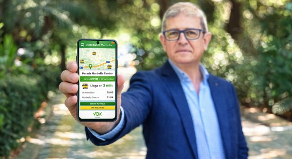 VOX propone en Marbella la creación de una aplicación de geolocalización de autobuses escolares