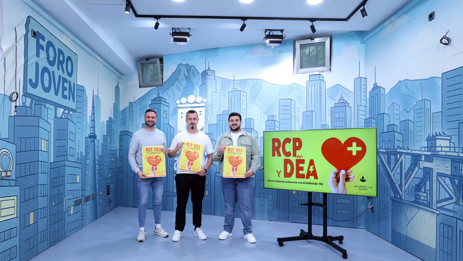 Marbella acoge el próximo 11 de abril un curso gratuito de reanimación cardiopulmonar y uso del desfibrilador