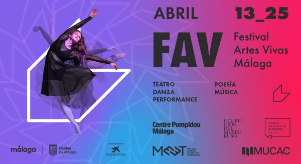 El Festival de Artes Vivas vuelve del 13 al 25 de abril para convertir Málaga en un gran escenario de creación contemporánea
