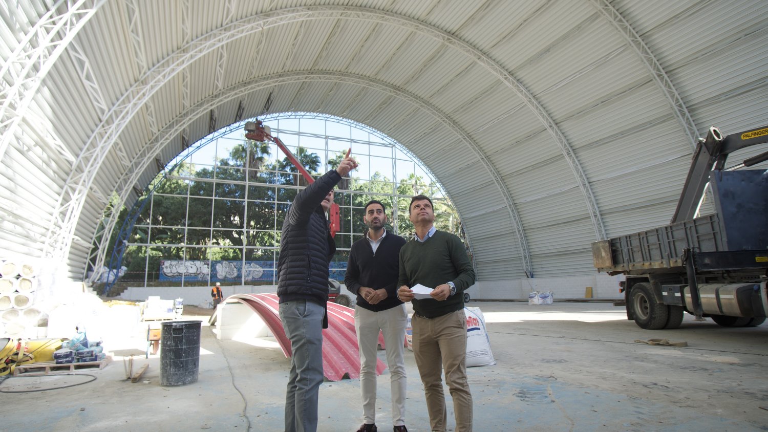 Las obras del Centro Especializado de Tecnificación Deportiva de Gimnasia Rítmica de Estepona superan el 85% de ejecución