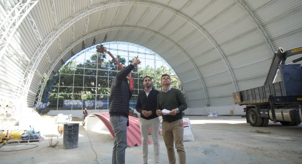 Las obras del Centro Especializado de Tecnificación Deportiva de Gimnasia Rítmica de Estepona superan el 85% de ejecución