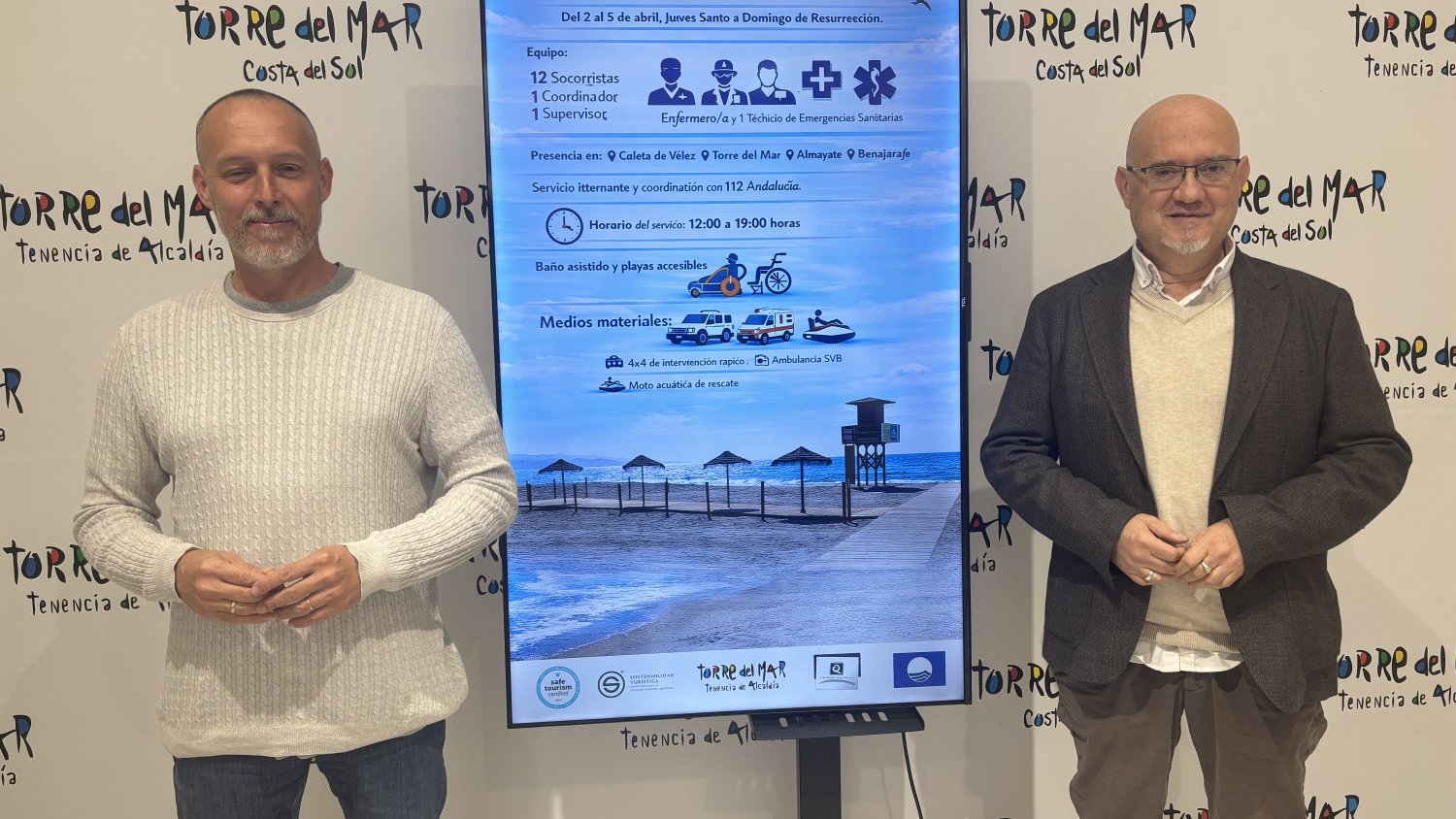 Vélez-Málaga activa su dispositivo especial de socorrismo y salvamento en playas para la Semana Santa 2026