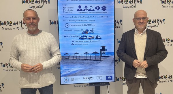 Vélez-Málaga activa su dispositivo especial de socorrismo y salvamento en playas para la Semana Santa 2026