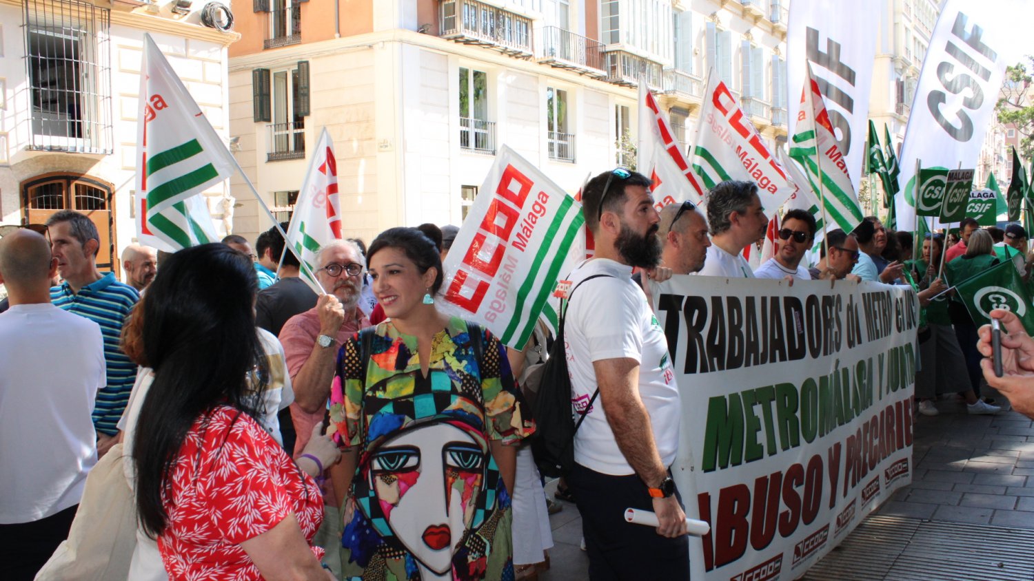 Toni Morillas exige a Moreno que se reúna con los trabajadores en huelga de Metro Málaga y garantice una solución 