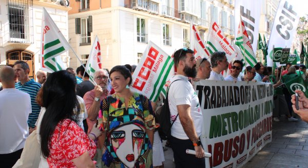 Toni Morillas exige a Moreno Bonilla que se reúna con los trabajadores en huelga de Metro Málaga y garantice una solución 